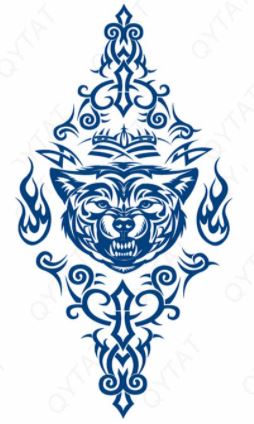 2 wochen fake tattoo löwe