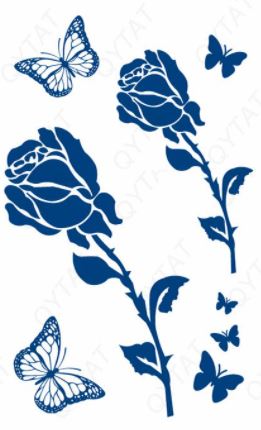 2 wochen fake tattoo rose