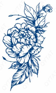 2 wochen fake tattoo blume