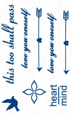 2 Wochen Tattoo inklove Vogel