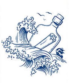 inklove 2 Wochen Tattoo Flaschenpost