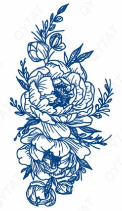 2 wochen fake tattoo blumen