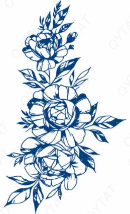 2 wochen fake tattoo blume