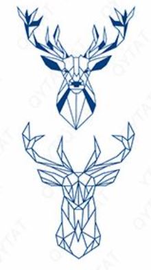 2 wochen fake tattoo hirsch