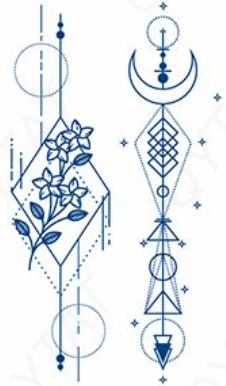 Arrow with circles